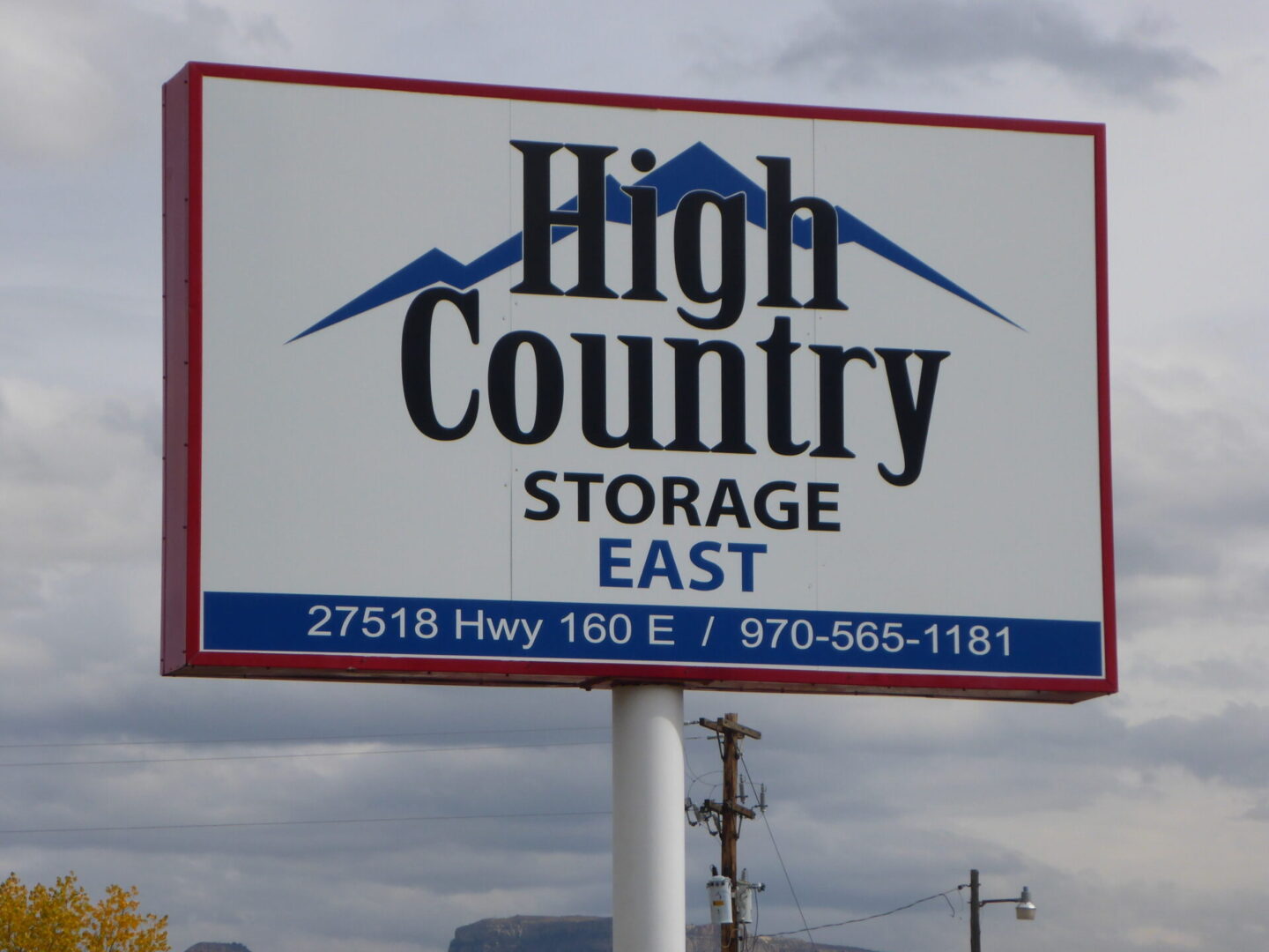 Location East Sign